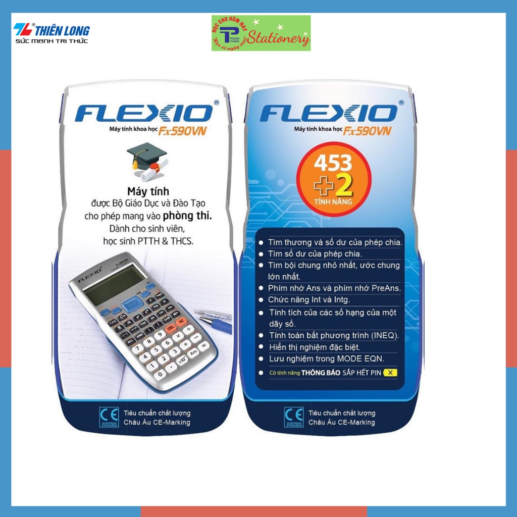 Máy tính khoa học Flexoffice FLEXIO Fx590VN hàng chính hãng