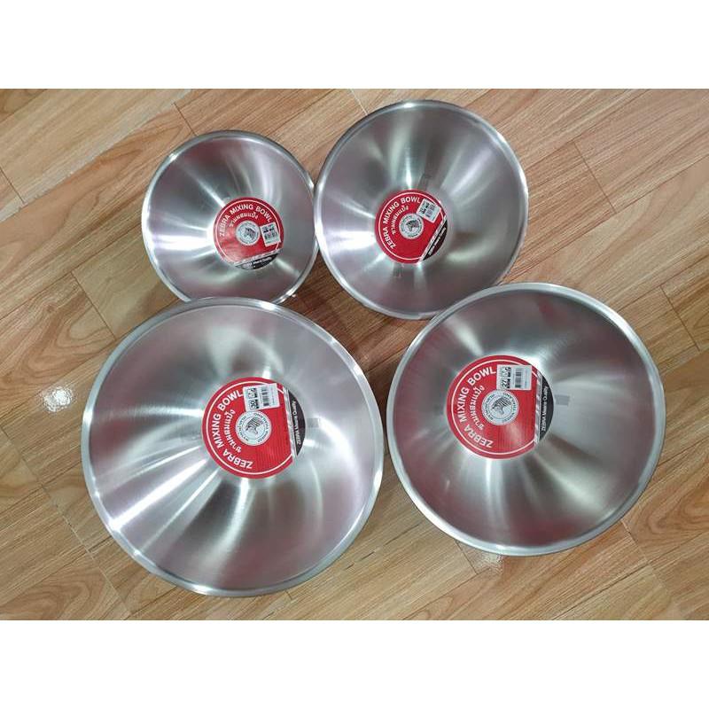 Thau trộn / thố trộn inox 304 Zebra Thái Lan nhiều kích cỡ
