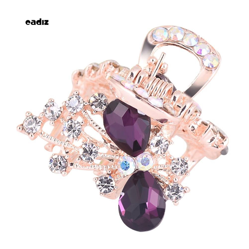 Kẹp Tóc Nơ Đính Đá Lấp Lánh