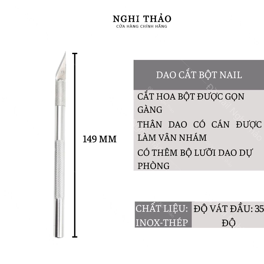 Dao cắt bột nail