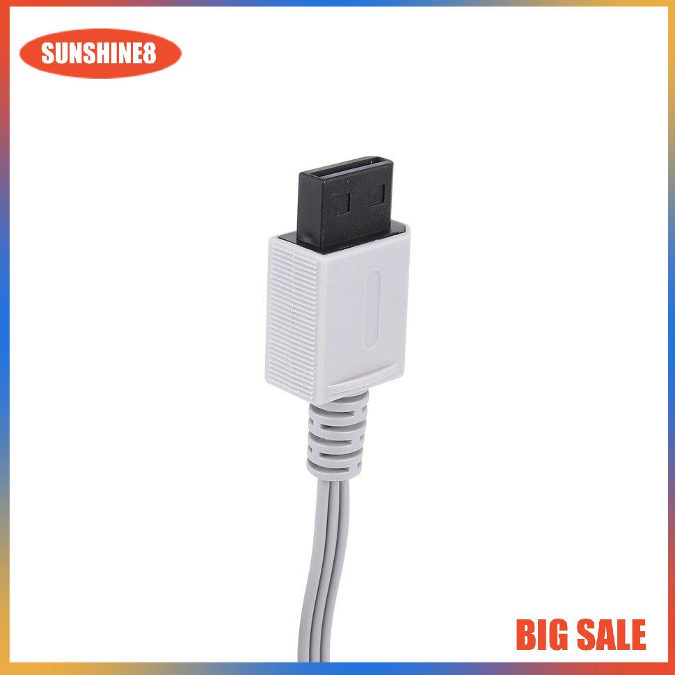 【SUN】1.8 meters Gold Plated Audio Video AV Composite 3 RCA Cable for Nintend Wii 