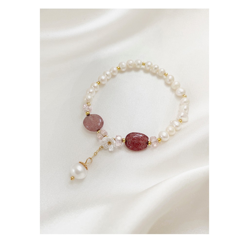 Vòng Tay Đính Ngọc Trai Pha Lê Đơn Giản Thời Trang Cho Nữ | BigBuy360 - bigbuy360.vn