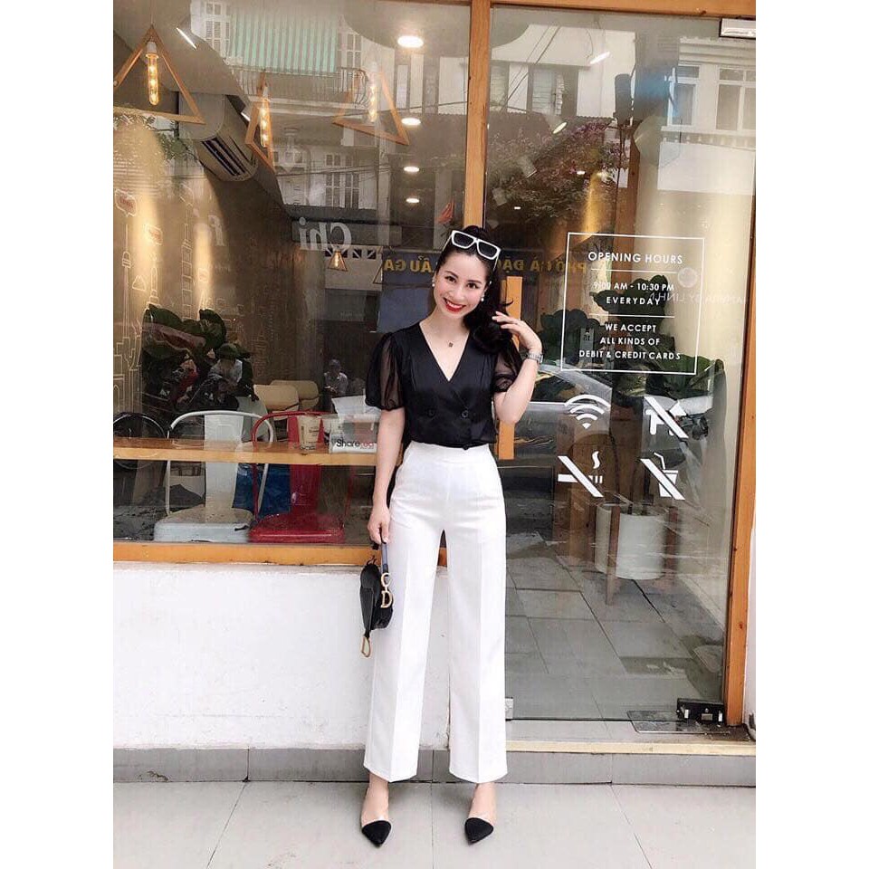 Quần Culottes dài khóa sườn siêu sang hàng VNXK | BigBuy360 - bigbuy360.vn