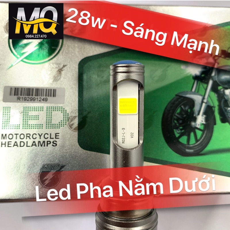 🔥ĐÈN PHA LED CHÍNH HÃNG M02J TẢN NHIỆT DÂY NHÔM 3 TIM LED 40W  mQ.shop