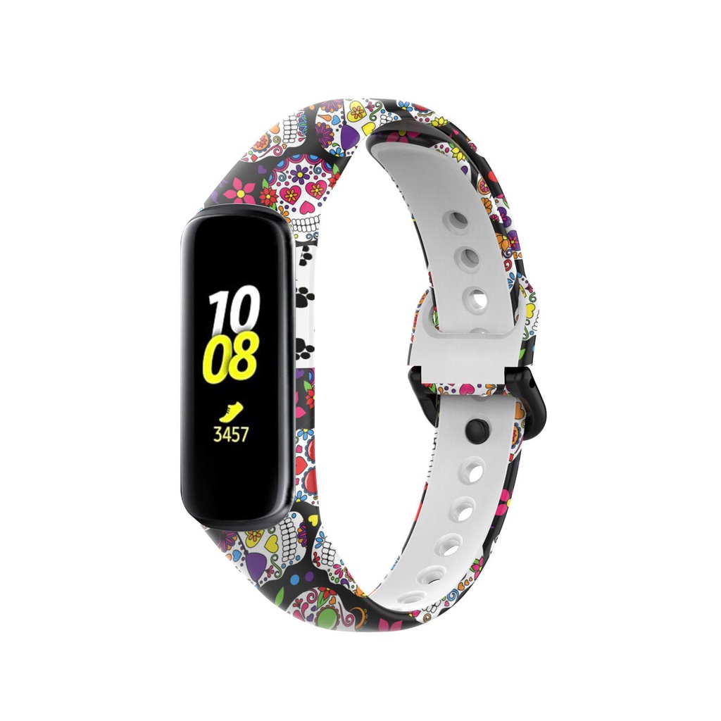 GOGOUP Dây Đeo Thay Thế Chất Liệu Silicon Màu Trơn Cho Samsung Galaxy Fit 2 SM-R220