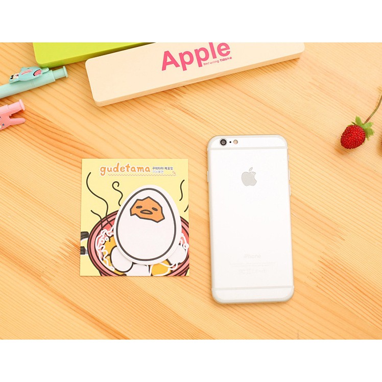 Note ghi chú GUDETAMA vàng siêu dễ thương