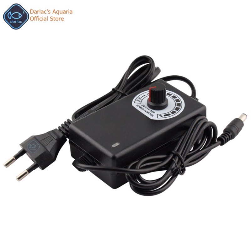 Nguồn 12V Điều Chỉnh Tốc Độ - Darlac's Aquaria DC 12V Adapter Dimmers
