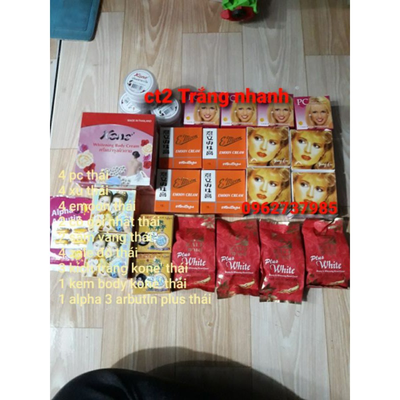 công thức trắng nhanh body thái 100%