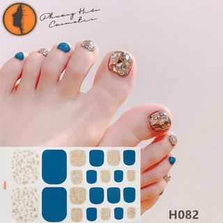 Sticker dán móng chân set 22 miếng