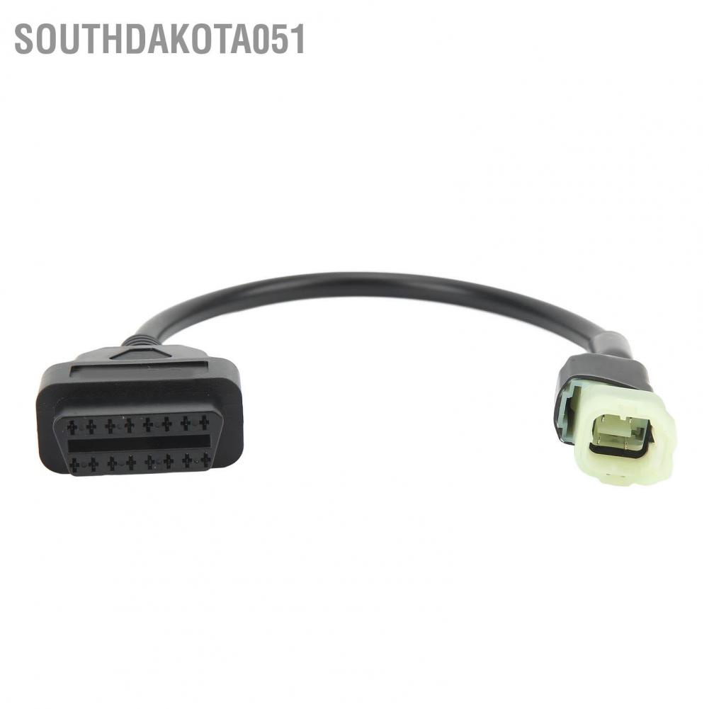 Southdakota051 Bộ chuyển đổi chẩn đoán OBD2 16pin sang 4pin Cáp kết nối máy quét mã OBD Hỗ trợ K Line cho xe