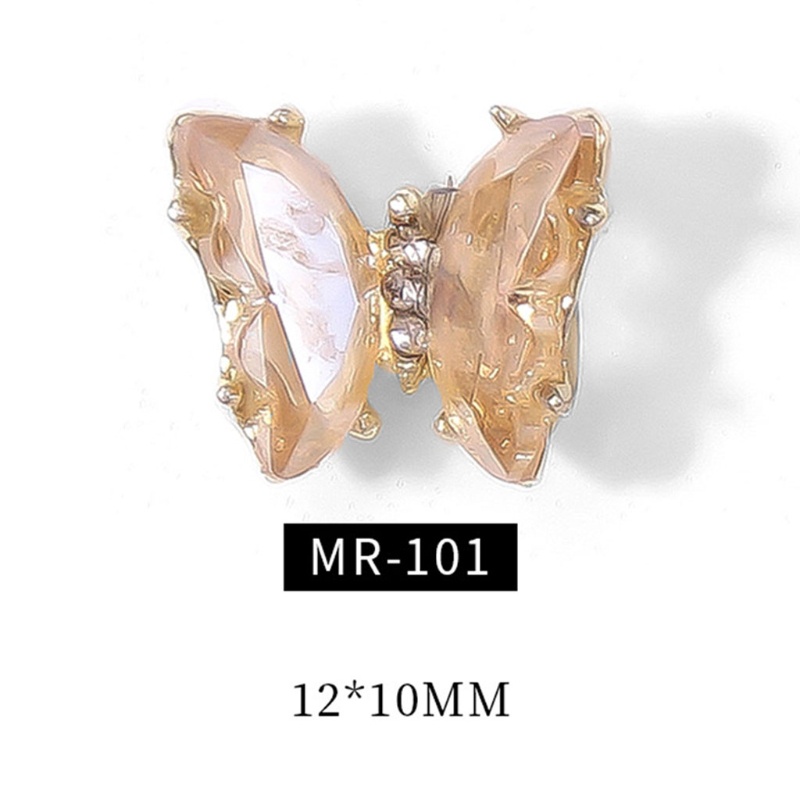 Bộ Dụng Cụ Đính Đá Trang Trí Móng Tay Hình Bướm Xinh Xắn