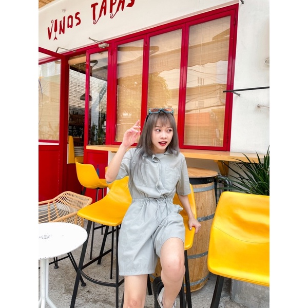 Jia Jumpsuit - Jumpsuit form rộng kiểu Hàn - Remmus.vn