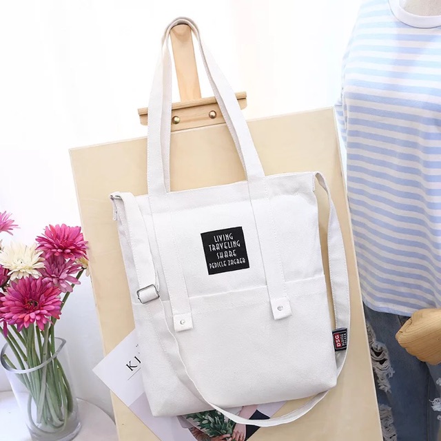 [SALE SOCK] Túi Living Tote 2 dải phong cách