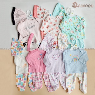 Bộ quần áo sơ sinh bé trai bé gái Little Me (nb-9m)