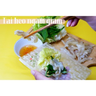 Tai heo ngâm giấm