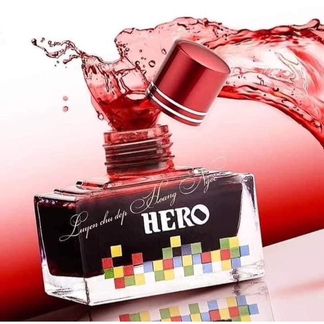 Mực hero chuyên cho các loại bút, mau khô, thanh đậm đẹp