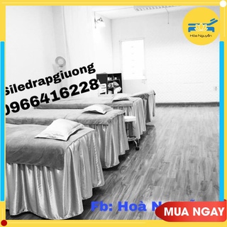Gra (ga) giường spa Phi bóng  ( có bao gối )