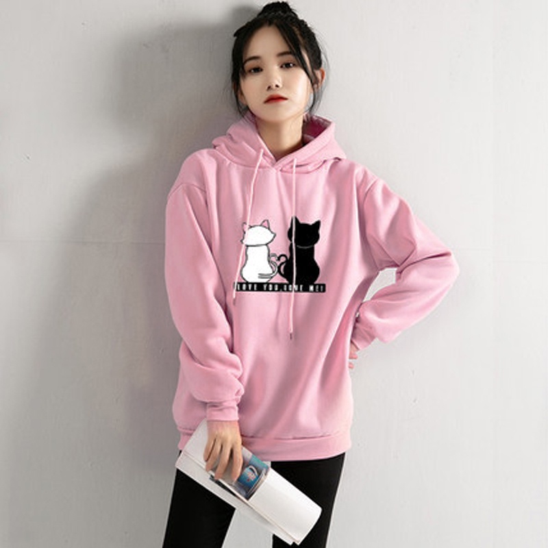 Áo hoodie nữ form rộng TFUN mã KC-SP, áo khoác hoodie chất liệu nỉ bông giữ ấm mùa đông hot trend đẹp | WebRaoVat - webraovat.net.vn