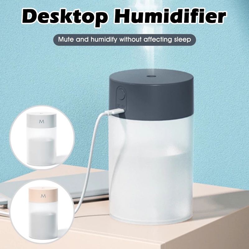 Máy Khuếch Tán Tinh Dầu Tạo Độ Ẩm Không Khí 260ml Sạc Usb Tiện Dụng