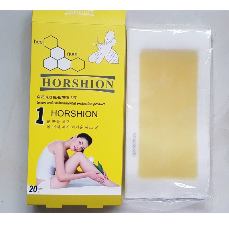 Miếng Dán Wax Lông Horshion Hộp 20 Miếng