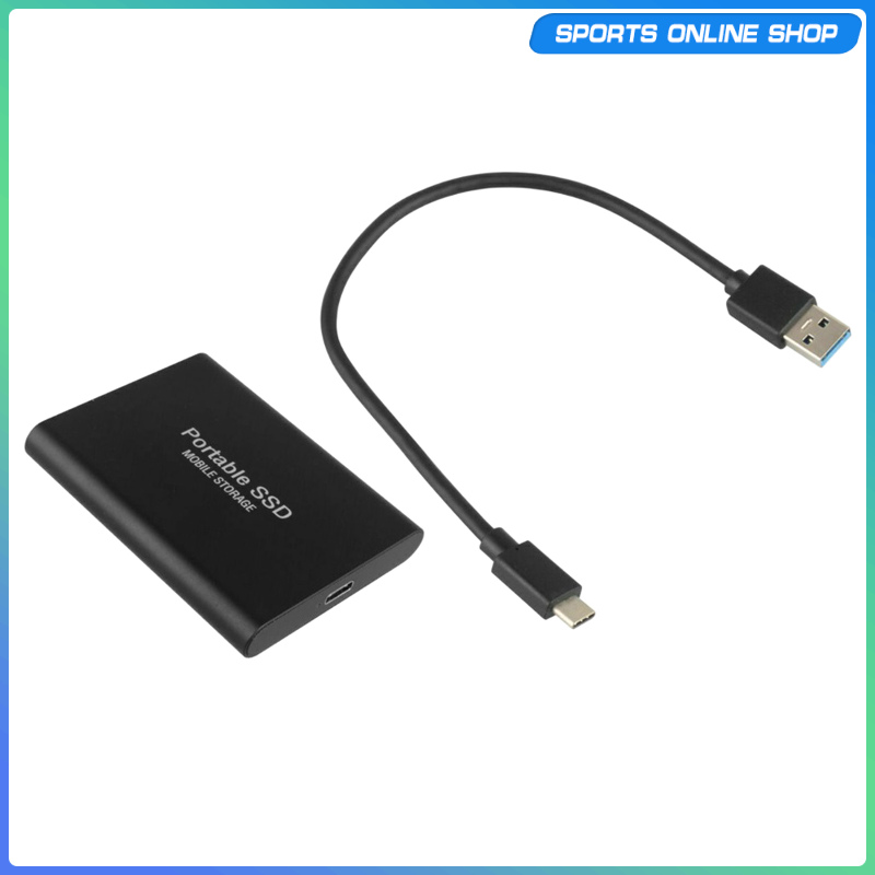 2.5 inch USB 3.0 USB 3.1 Gen-1 500GB SSD External Portable Solid State Drive Storage USB-C Compatible