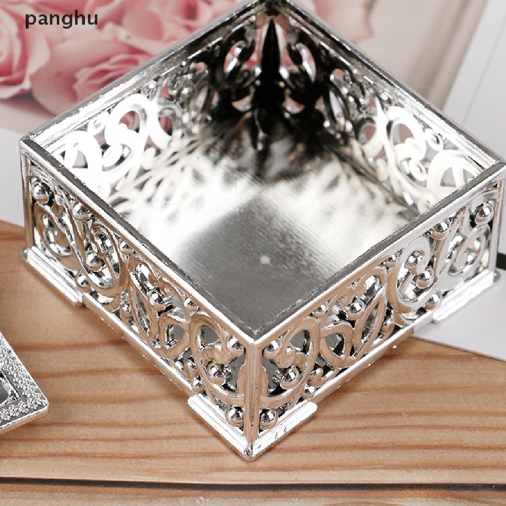 Hộp Đựng Kẹo Hình Vuông Bằng Nhựa