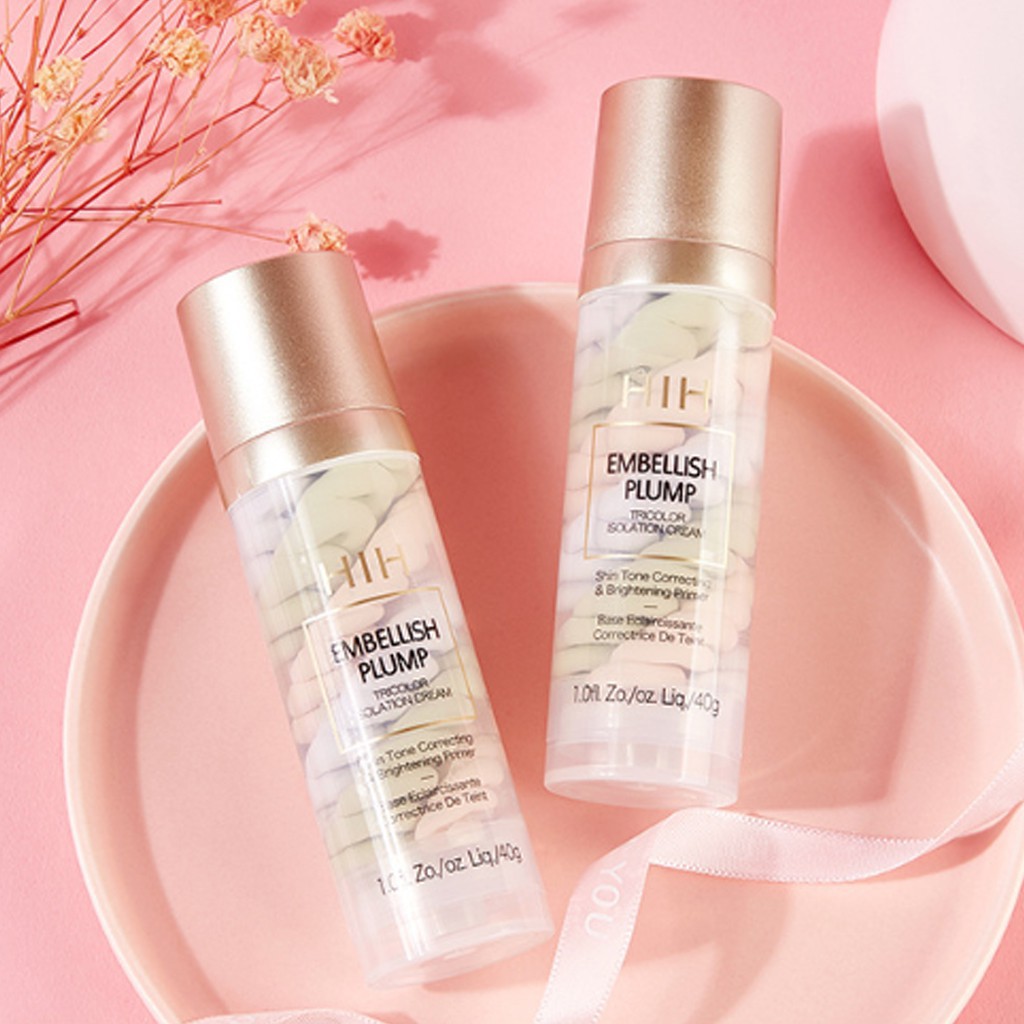 [Hàng mới về] Kem lót che khuyết điểm dưỡng ẩm làm trắng da lâu trôi