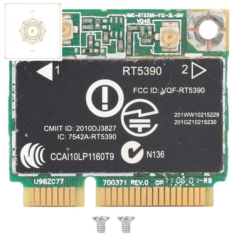 Card Mạng Wifi Rt5390 Nửa Mini Pciie Giao Diện 802.11b / G / N Cho Máy Tính Hp