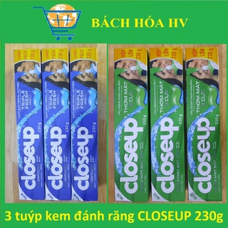 Combo 3 cây kem đánh răng closeup 230g - bach hoa hv