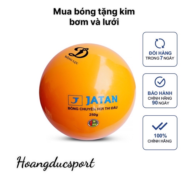 Quả bóng chuyền hơi JATAN, BÁCH HIỀN 200gr-250gr chuẩn thi đấu- hàng 5 sao loại 1- tặng kim lưới