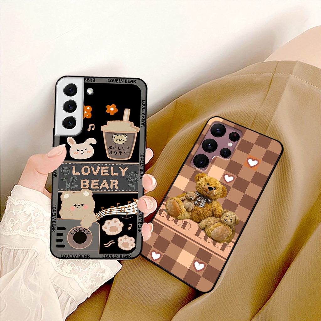 Ốp lưng Samsung S22 - S22 PLus - S22 Ultra - S22+ in hình gấu bear dễ thương, bền đẹp