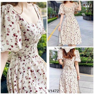 Đầm Hoa Nhí Maxi dáng dài