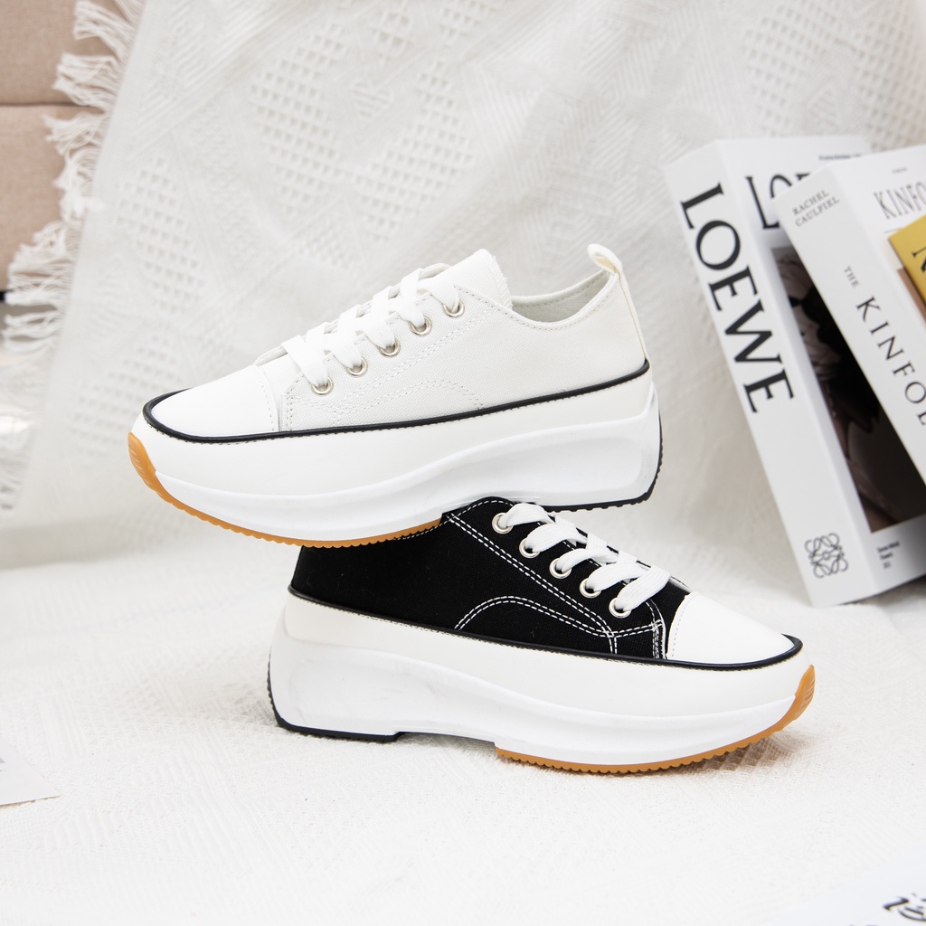 [Mã SKAMFS114M giảm 10% đơn 100K] Giày Thể Thao Nữ thời trang MWC giày sneaker đế cao cá tính siêu HOT NUTT- 0575