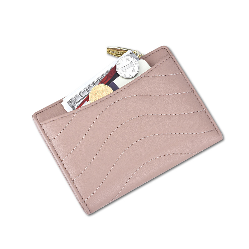 Seagloca New Women's Short Wallet Lady Zip Purse with Card Holder