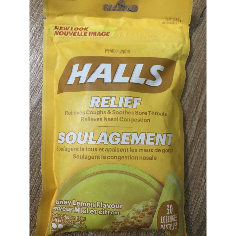 Kẹo ngậm Halls cânda vị chanh mật ong 8/2021