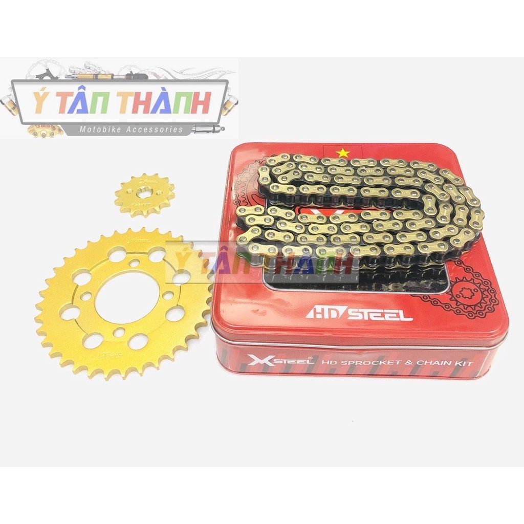 nhông sên đĩa X1R cho drem,wave nhỏ MS 86