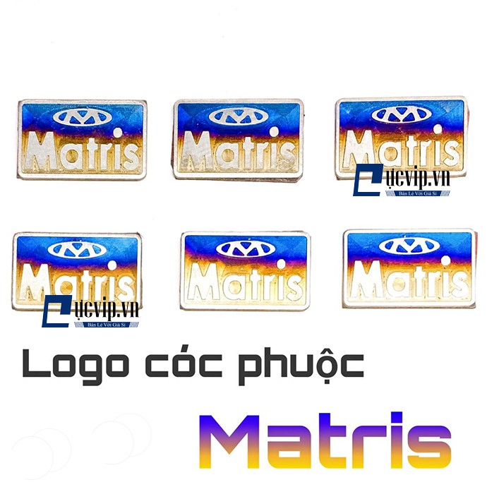 Tem Logo Cốc Phuộc Titan Chữ Matris Dày