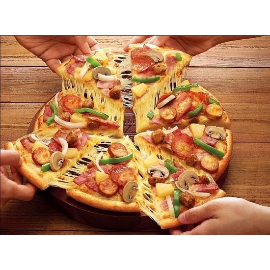 Bánh Pizza chế biến sẵn size 15cm, Đủ Vị, chưa nướng