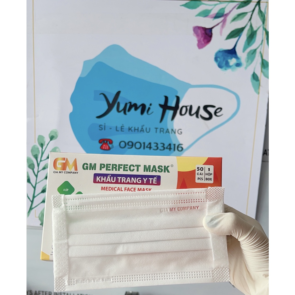 Khẩu Trang Y Tế 4 lớp Quai Mềm, Quai Vải Không Đau Tai