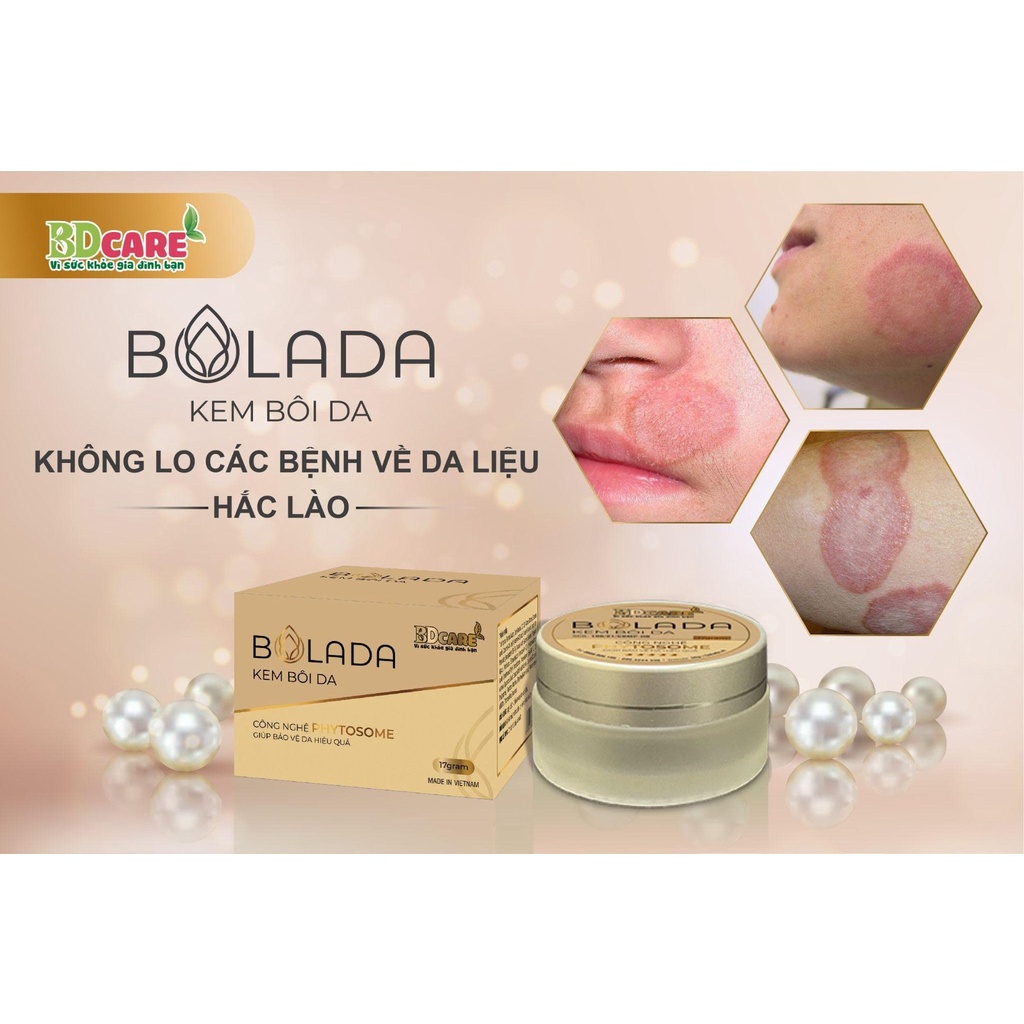 Kem Bôi Da Bolada -17G - BDcare - Hỗ Trợ Giảm Mẩn Ngứa, Chàm Sữa, Giữ Ẩm, Mềm Mịn, Cân Bằng Da