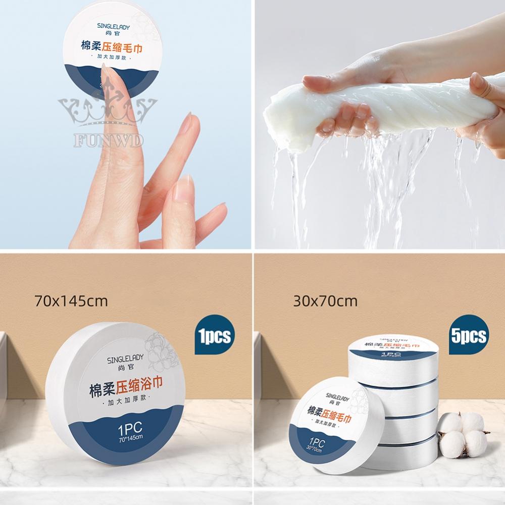 Khăn Tắm Dạng Nén Dùng Một Lần Tiện Lợi Khi Đi Du Lịch