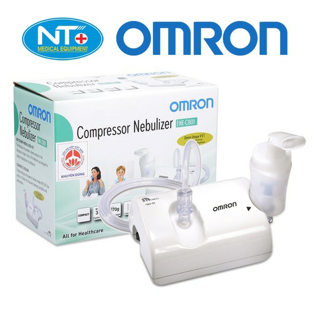 Máy xông mũi họng Omron NE-C801 ( bảo hành 2 năm )