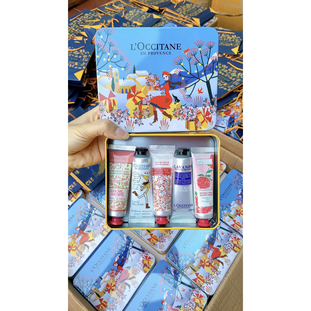 SET 5 TUÝP KEM DƯỠNG DA TAY PHIÊN BẢN GIÁNG SINH 5ML