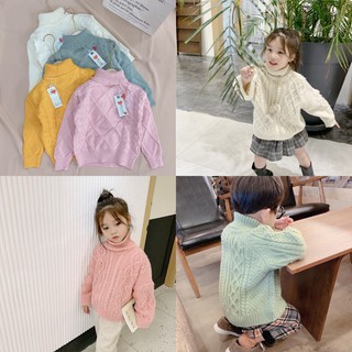 ÁO LEN CỔ CAO PHONG CÁCH HÀN QUỐC CHO BÉ (hàng cao cấp)