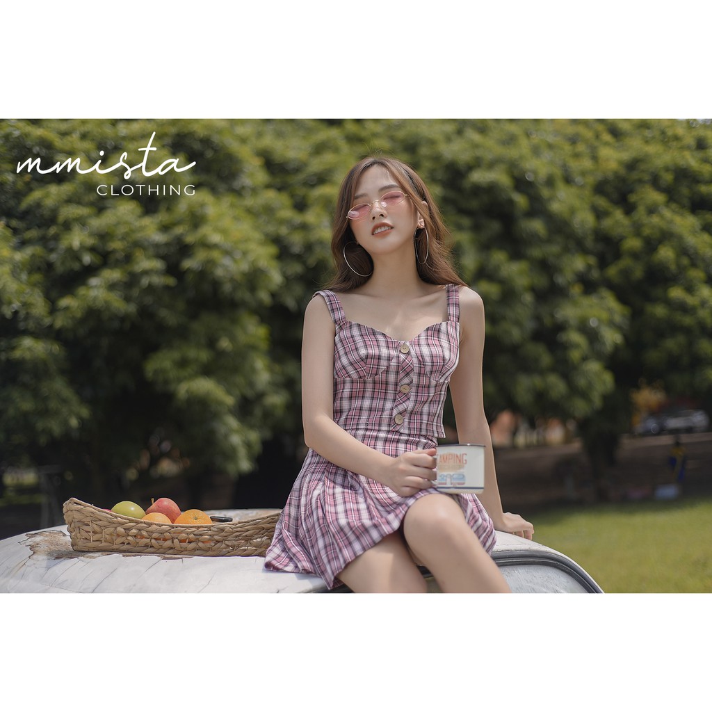 Bộ áo juyp kẻ tím MMOutfit  BT052003