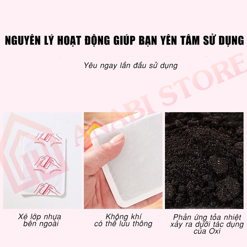 Miếng Dán Giữ Nhiệt Con Chuột Túi - Miếng Dán Nóng, Giữ Ấm Cơ Thể, Bàn Chân ANABI