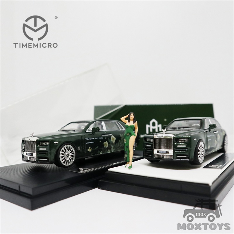 Mô Hình Xe Royce Phantom Wild Rose Tỉ Lệ 1:64 Time Micro