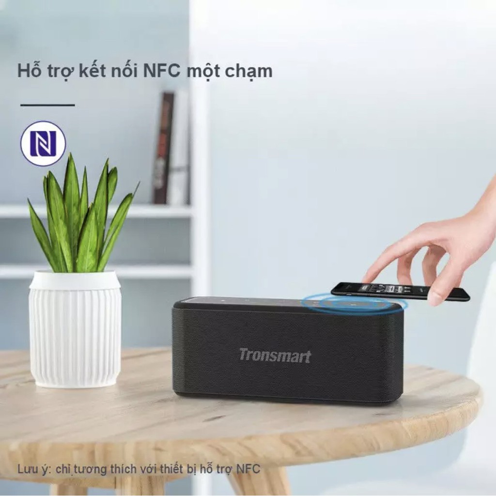 Tronsmart Element Mega Pro Công suất 60W Loa Bluetooth 5.0 Loa di động Hỗ trợ TWS và NFC ghép đôi 2 loa