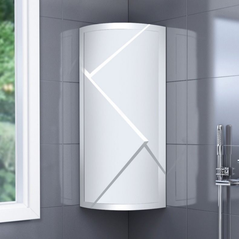 Giá treo tường trong phòng tắm, loại không có đinh và lỗ hút trên tắm để đồ trang điểm ở góc