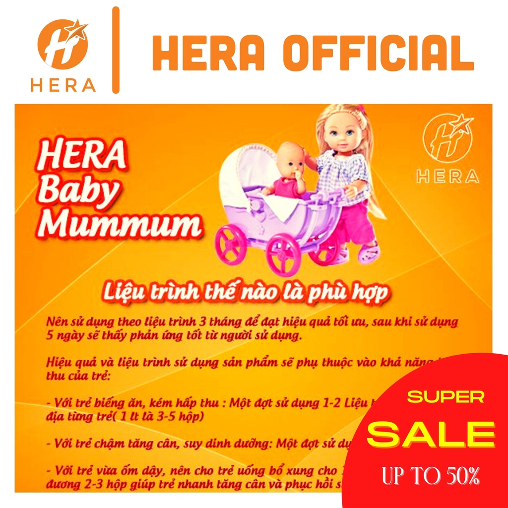 [hot sale]Siro ăn ngon HERA Baby Mummum – Siro cải thiện biếng ăn, lười ăn cho bé HERA chính hãng